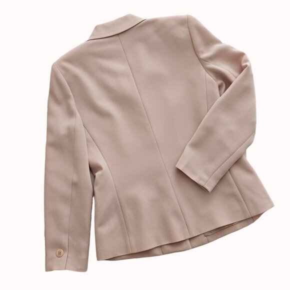 Petite Sophisticate Vintage Single-Breasted Blazer | NWT | 4P | Powder Pink - Picture 10 of 14